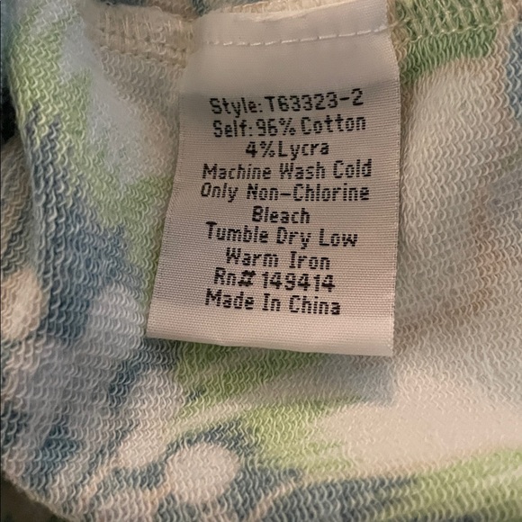 JW LOS ANGELES Johnny Was LARGE Multicolor Floral Pockets JOGGERS SWEATPANTS - Picture 12 of 12